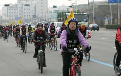 계양산  골프장 반대 행렬