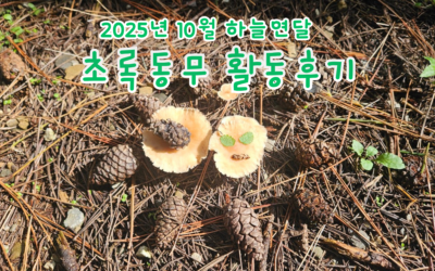 2025년 10월 하늘연달 초록동무 활동후기