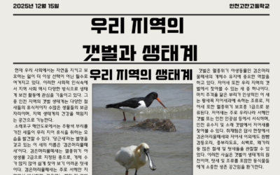 [공유] 우리 지역의 갯벌과 생태계